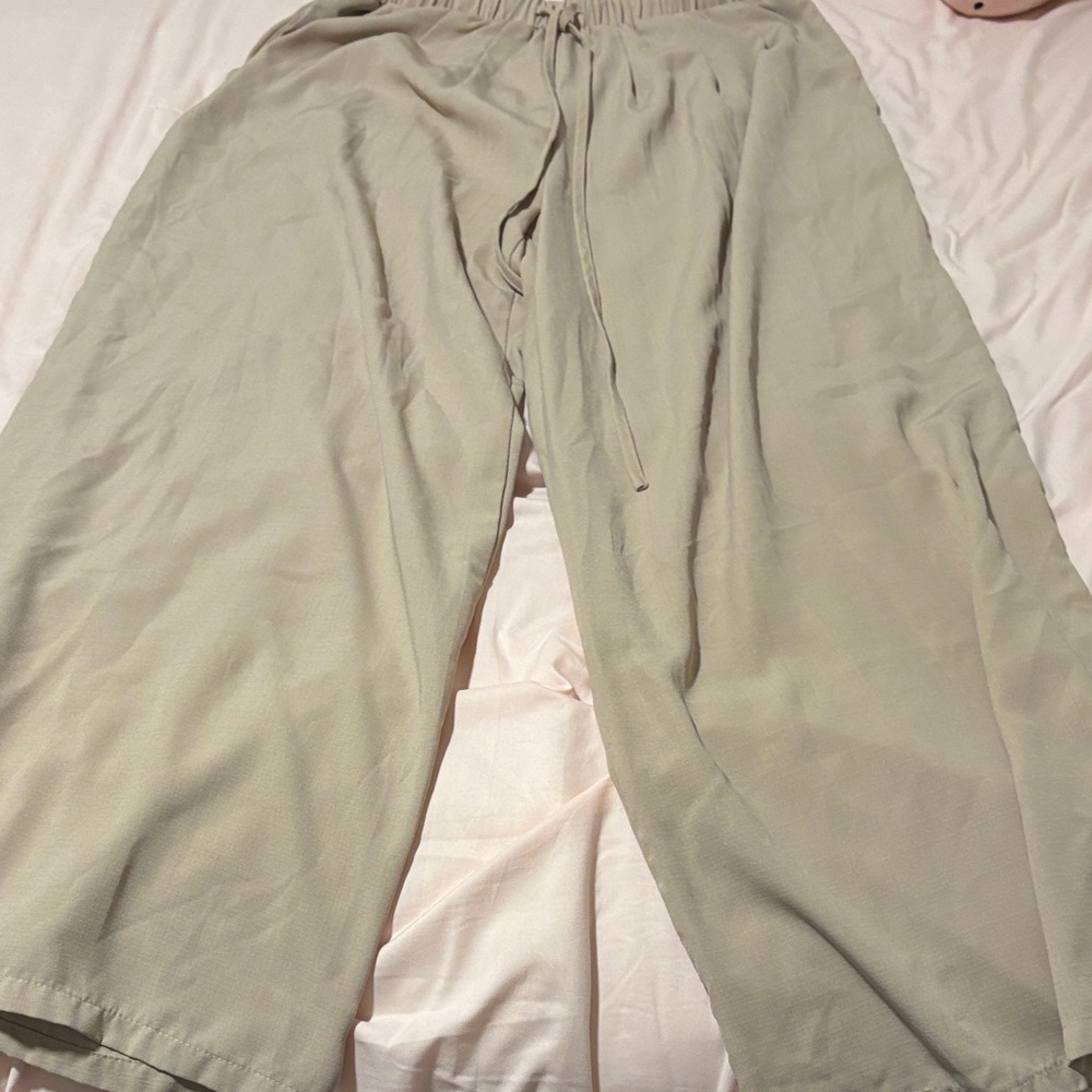 Cider Light Sage Drawstring Jogger Pants